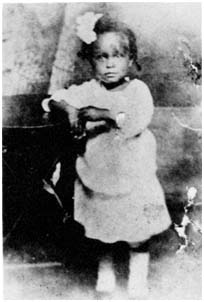 Billie Holiday at age two and a half