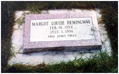 Margaux hemingway grave