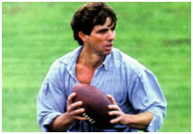 Michael Kennedy playing football