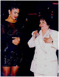 Selena with Yolanda Saldivar